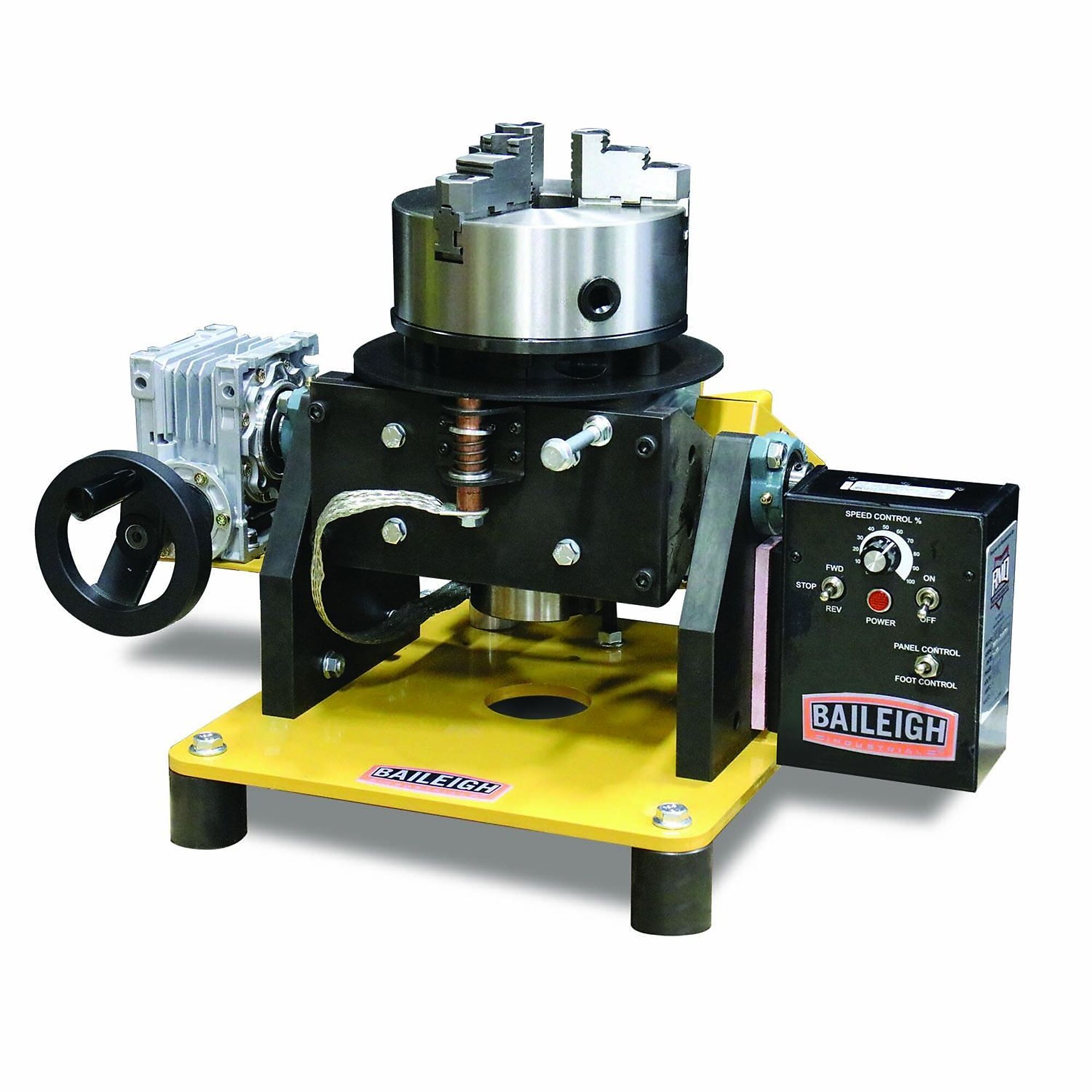 Baileigh Benchtop Welding Positioner — Variable Speed, Integrated Chuck, Model# WP-1800B